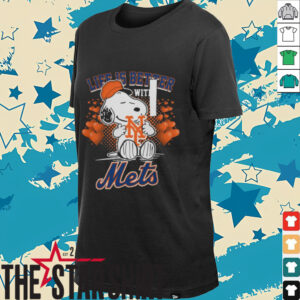 Snoopy Hug Logo Life Is Better With New York Mets...