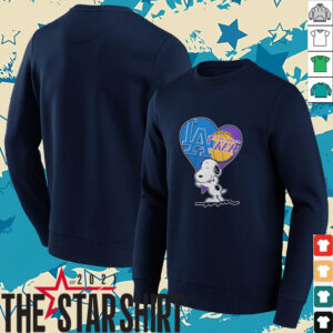 Snoopy Lover Los Angeles Lakers And Dodgers T Shirt