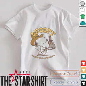 Snoopy Merch Peanuts Snoopy Ride Em Cowboy Shirt