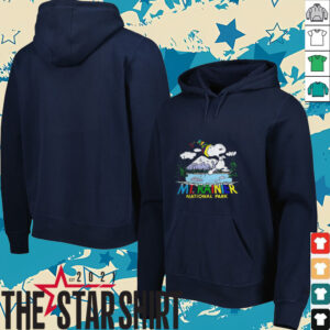 Snoopy Peanuts Mount Rainier National Park shirt
