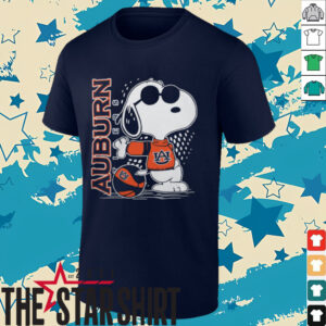 Snoopy The Peanuts Auburn Tigers Basketball Shirt