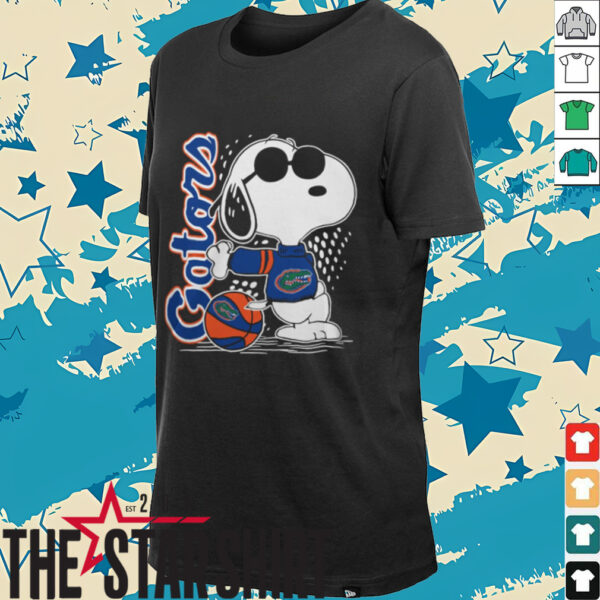 Snoopy The Peanuts Florida Gators Basketball Shirt