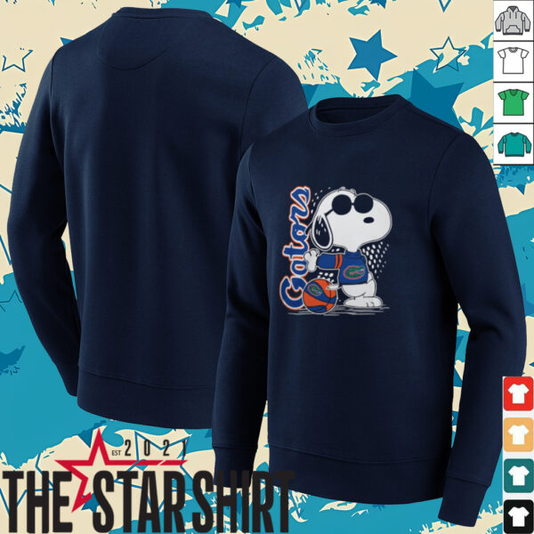 Snoopy The Peanuts Florida Gators Basketball Shirt