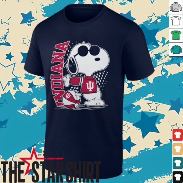 Snoopy The Peanuts Indiana Hoosiers Basketball Shirt