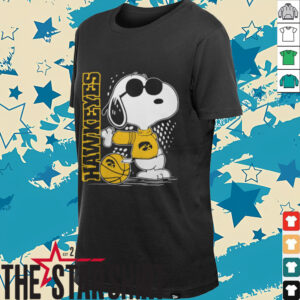 Snoopy The Peanuts Iowa Hawkeyes Basketball Shirt