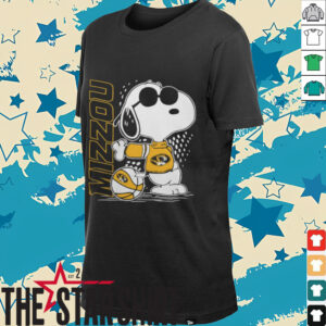 Snoopy The Peanuts Missouri Tigers Basketball Shirt