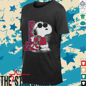 Snoopy The Peanuts St. John’s Red Storm Basketball Shirt