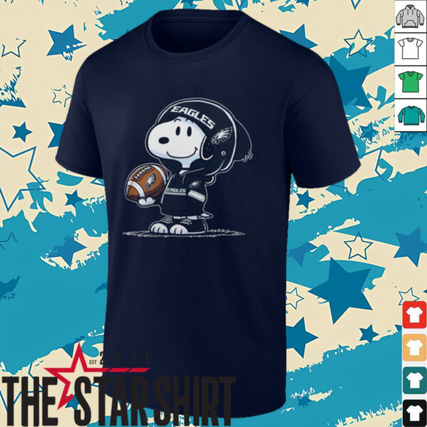 Snoopy Wears Philadelphia Eagles Tee 2025