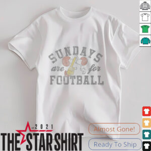 Snoopy and Charlie Brown Sundays are for Football Raglan Shirt