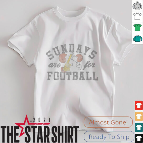 Snoopy and Charlie Brown Sundays are for Football Raglan Shirt
