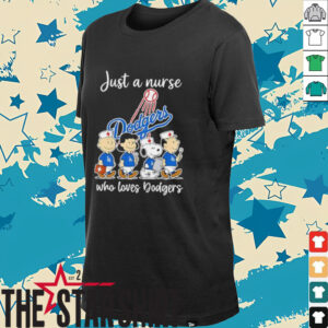 Snoopy and Charlie Brown just a nurse who loves Dodgers...