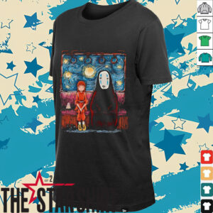 Spirited Away featuring Chihiro and No Face in the style...
