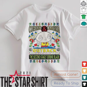 Stewie Griffin Coheed And Cambria Live At Outback Steakhouse Performing The Second Stage Turbine Blade Brian Robert Jones Grateful Dead Bears T shirts3
