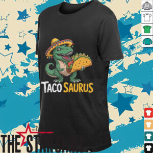 Tacosaurus Funny Taco Lover Men Kids T Rex Dinosaur T...