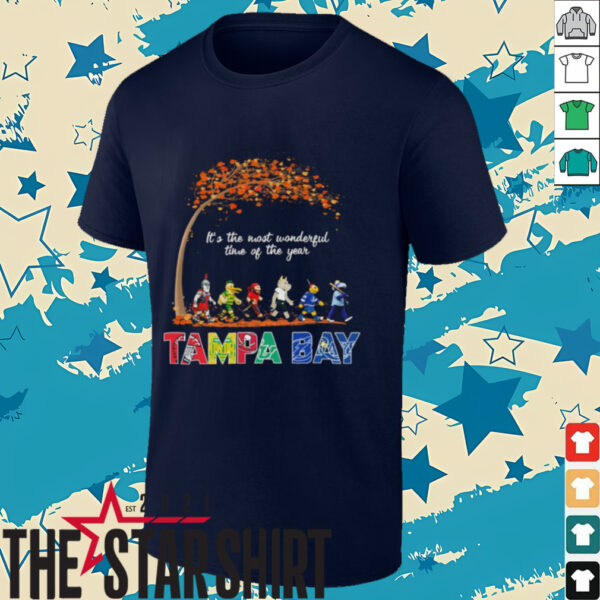 Tampa Bay Sports Teams Mascot Abbey Road It’s The Most Wonderful Time Of The Year Shirt