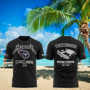 Tennessee Titans x Metallica M72 World Tour T Shirt Best...