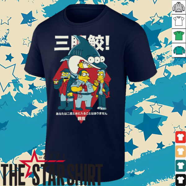 The Simpsons Jaws Parody Shirt