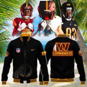 The Wild Collective Charcoal Washington Commanders 2025 Jacket