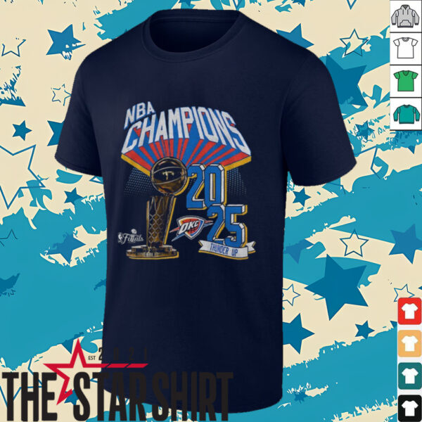 Thunder Up NBA Finals Champions Oklahoma City Thunder Basketball Winner 2025 shirt