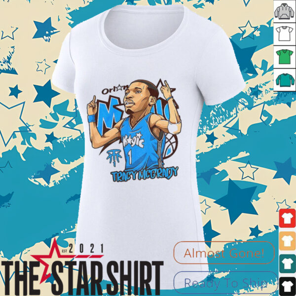 Tracy McGrady 1 Orlando Magic Basketball NBA cartoon shirt