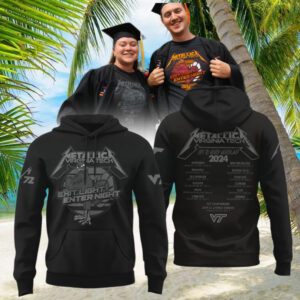 Virginia Tech Hokies Metallica Hoodie Football Gifts For Men