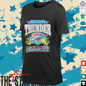 Western Conference Oklahoma City Thunder 2008 shirt