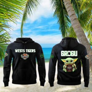 Wests Tigers x Grogu Star Wars 2025 Hoodie