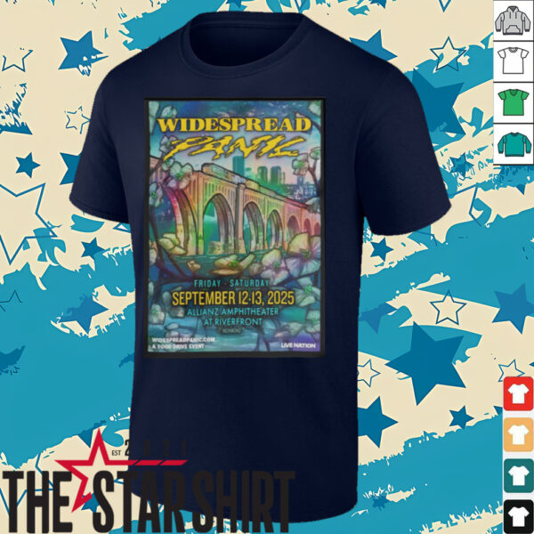 Widespread Panic Allianz Amphitheater Riverfront Richmond VA Sep 12 13 2025 Shirt