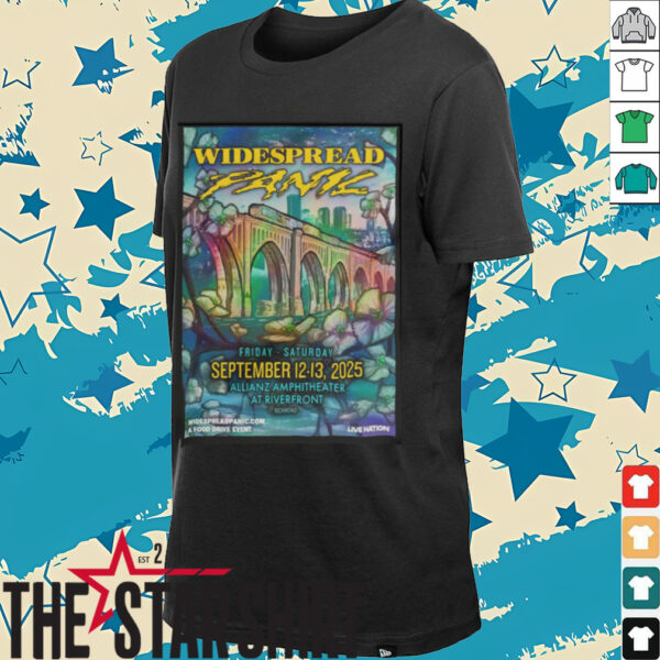 Widespread Panic Allianz Amphitheater Riverfront Richmond VA Sep 12 13 2025 Shirt
