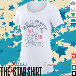 Womens Snoopy Phys Ed Shirt