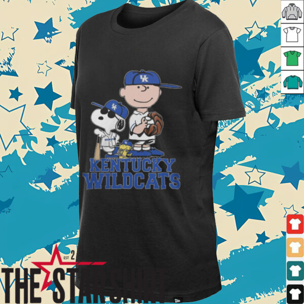 Official Kentucky Wildcats x Peanuts Snoopy T Shirt