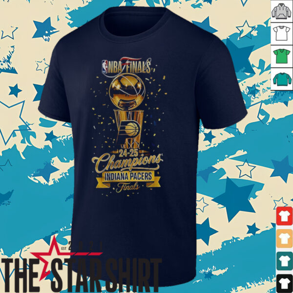 Yes ‘Cers Indiana Pacers Winner NBA Finals 24 25 Champions Trophy shirt