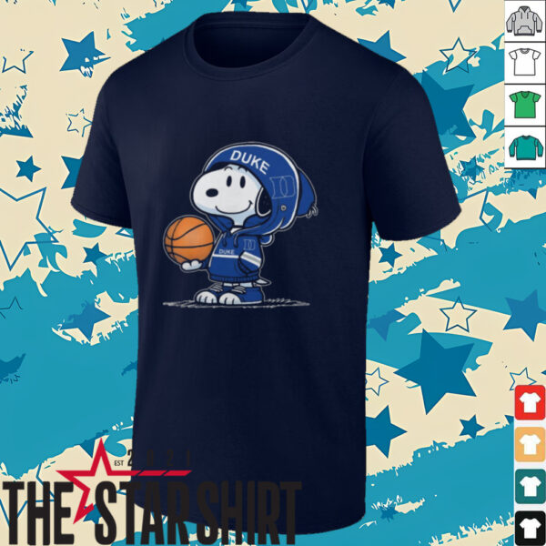 Duke Basketball x Snoopy T Shirt