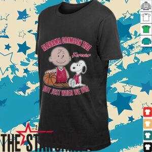 Official Charlie Brown And Snoopy Alabama Crimson Tide Forever Not...