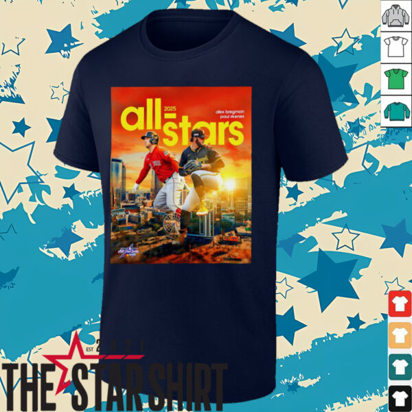2025 All Stars Alex Bregman and Paul Skenes shirt