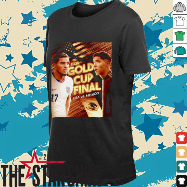 2025 Gold Cup Final USA vs Mexico shirt