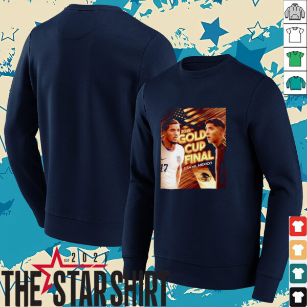 2025 Gold Cup Final USA vs Mexico shirt