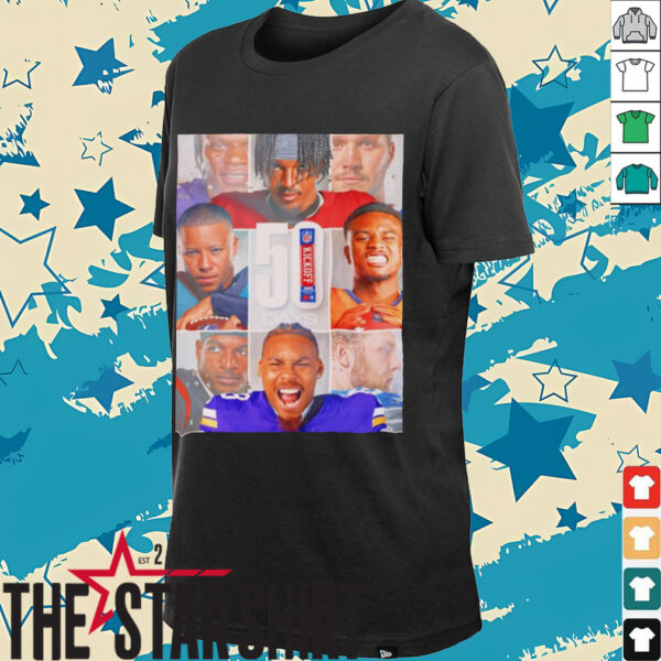 2025 NFL 50 Days Kickoff shirt
