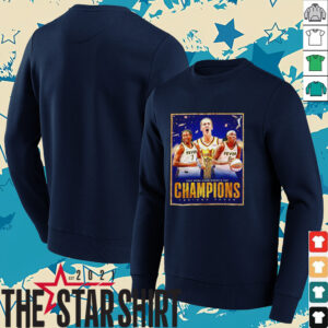 2025 WNBA Commissioner’s Cup Champions Indiana Fever poster shirt