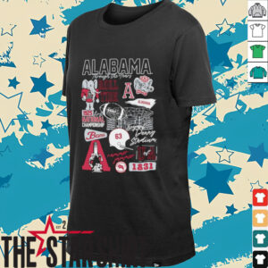 Alabama Crimson Tide through the years 1831 shirt