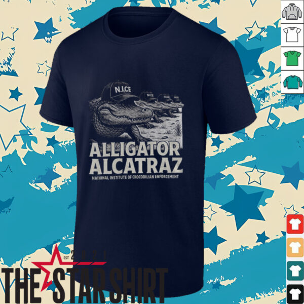 Alcatraz Gator Enforcement national institute of crocodilian enforcement shirt