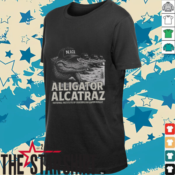 Alcatraz Gator Enforcement national institute of crocodilian enforcement shirt