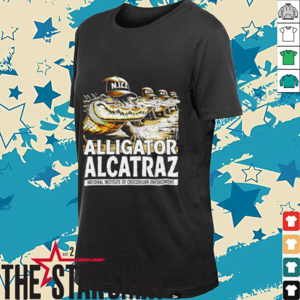 Alligator Alcatraz Everglades Florida National Institute of Crocodilian Enforcement shirt