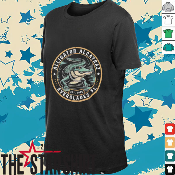 Alligator Alcatraz Florida Everglades est 2025 shirt