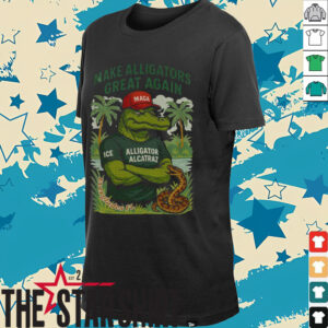 Alligator Alcatraz MAGA red hat make Alligators great again shirt