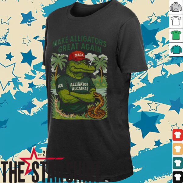 Alligator Alcatraz MAGA red hat make Alligators great again shirt