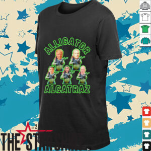 Alligator Alcatraz Trump gun shirt