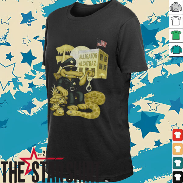 Alligator Alcatraz Welcome To America Bitches shirt