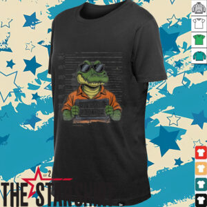 Alligator Alcatraz mugshot art shirt