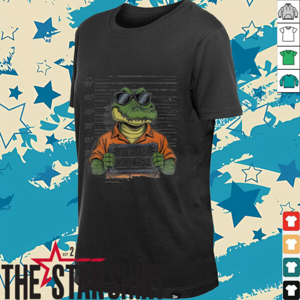 Alligator Alcatraz mugshot art shirt